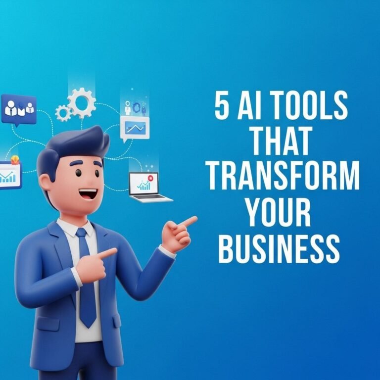 5 AI Tools That Transform Your Business