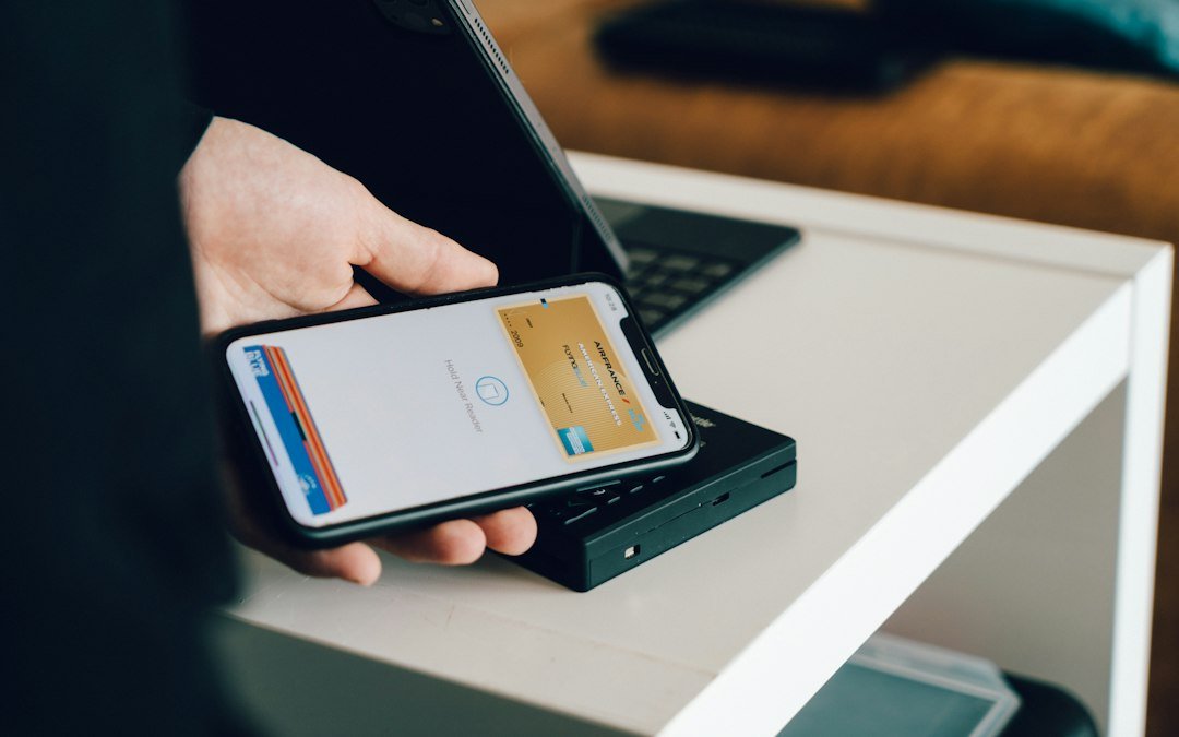 Paying with a card using a phone digital wallet